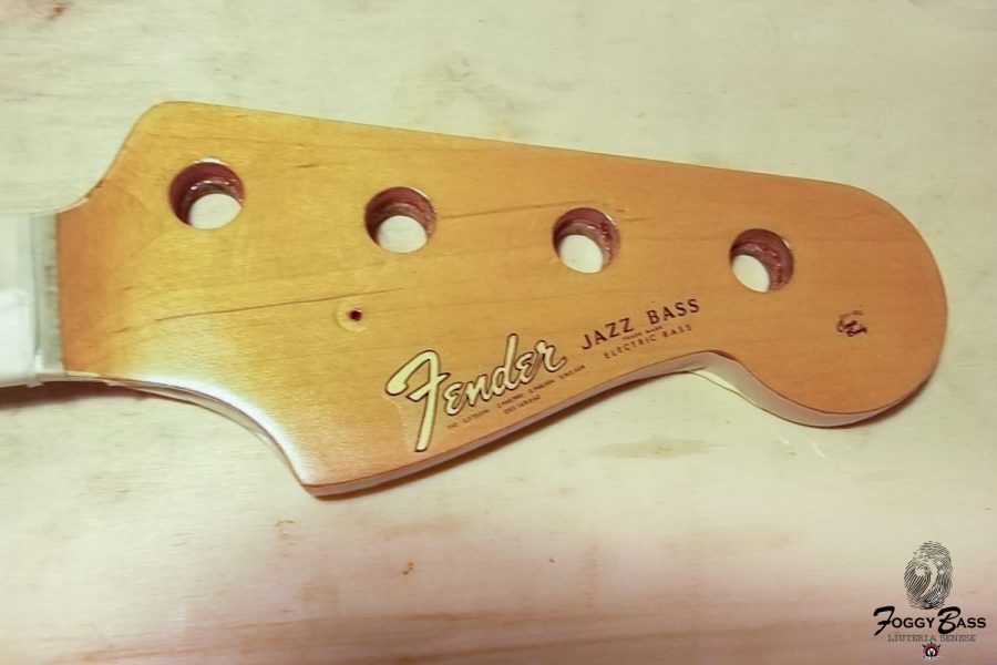 Ripristino Paletta su Basso Fender Jazz 1966