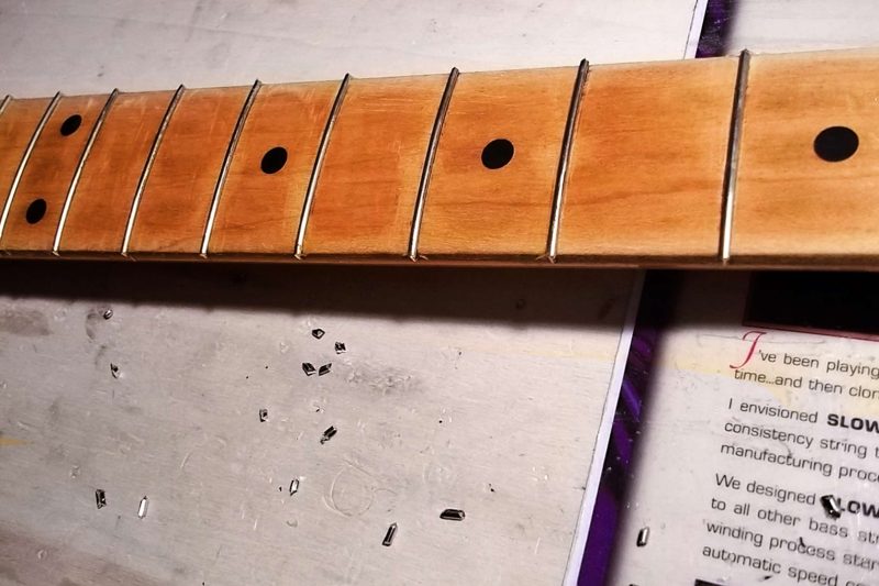 Sostituzione Tasti Basso Fender Music Man